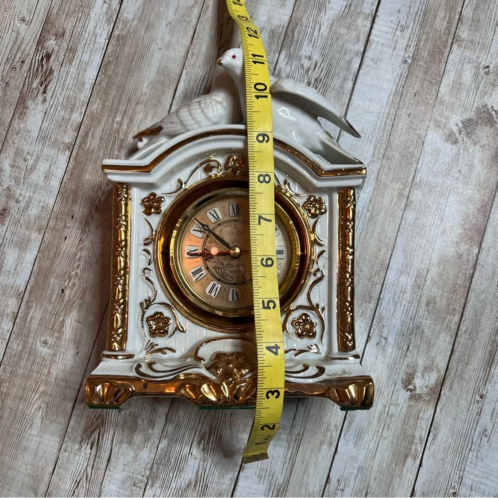 💚Royal Landex quartz dove mantel clock